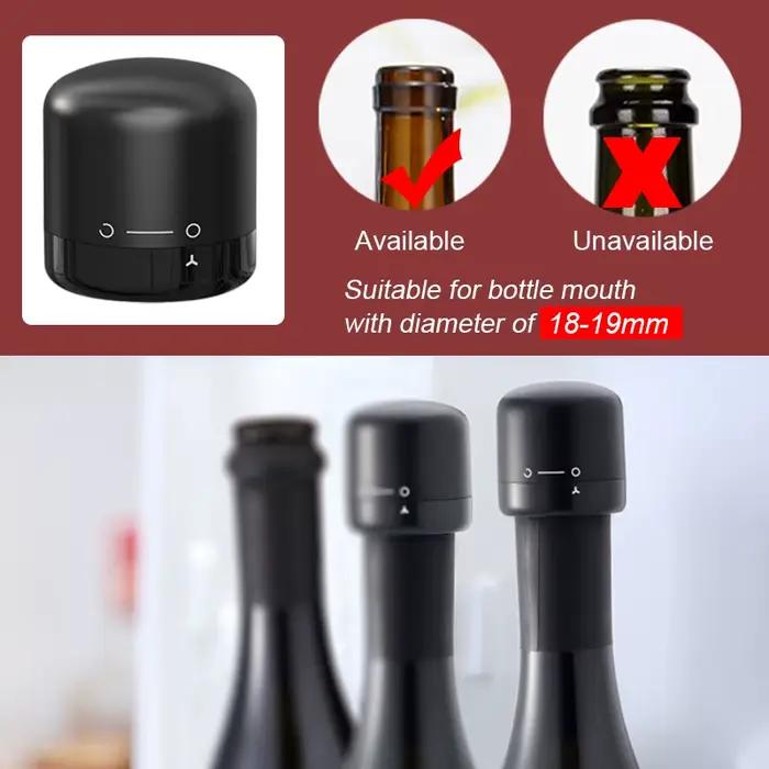 Bouchon de bouteille de vin scellé sous vide, bouchon de Champagne anti-fuite et bouchon de bouteill