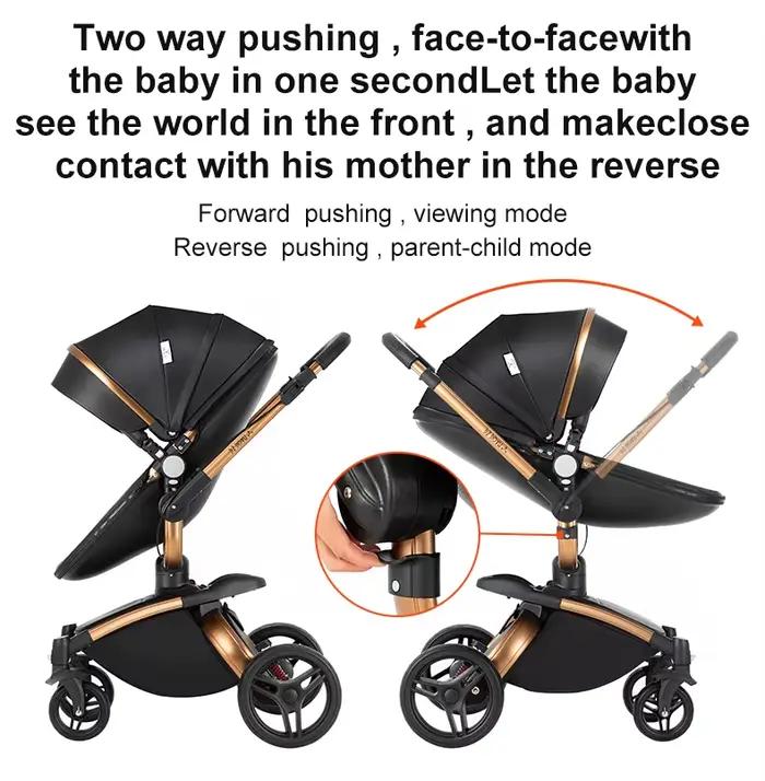 Poussette bébé voiture pour landau pour nouveau-né bébé accessoires bébé Buggy infantile 3 en 1 pous