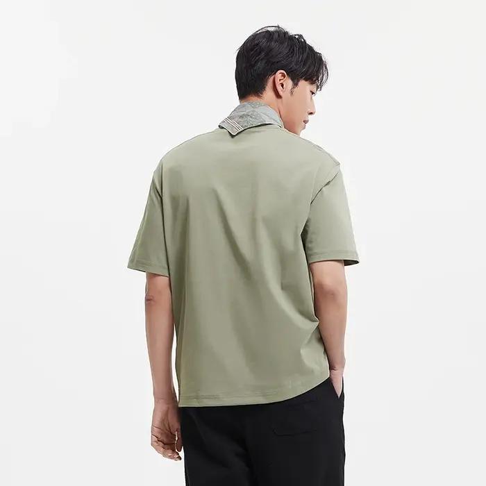 SEMIR-T-Shirt à Manches Courtes pour Homme, Haut Polyvalent à Col Rond, Couche de Base Solide, Nouve