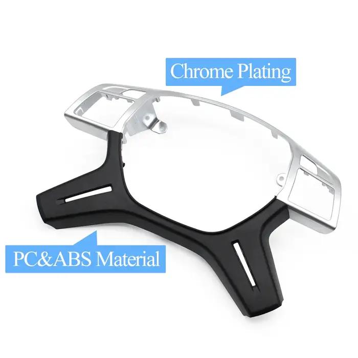 Garniture de couverture de volant de voiture améliorée, panneau extérieur, Mercedes Benz C, E, M, ML