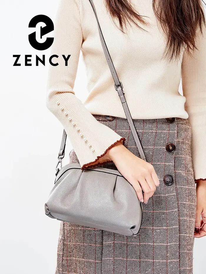 Zency – sac d'été pour femmes, 100% cuir véritable, petits sacs Hobos de haute qualité, sac à bandou