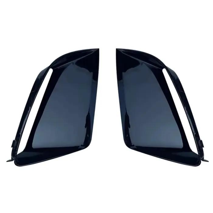 Garniture noire de pare-chocs inférieur avant pour Audi RS7 2009 – 2018, couvercle de phare antibrou