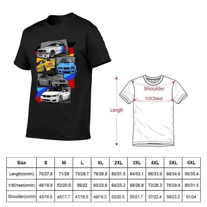 T-shirt noir pour homme, imprimé animal, puissance bavaroise, E30, E36, E46, E92, F80, M3