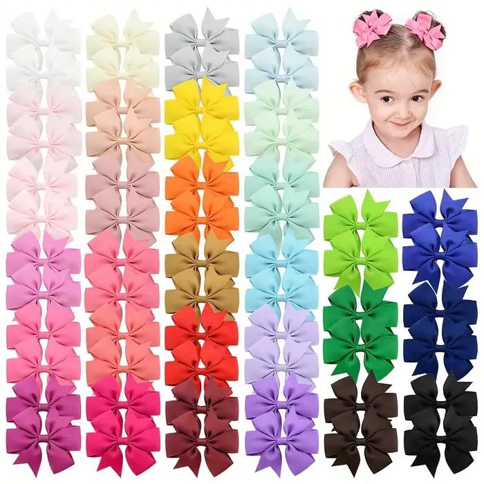 Pinces à cheveux tournesol de 3 pouces, 25/30/40/50/60 pièces, accessoires pour cheveux d'enfants, v