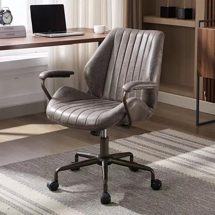 Chaise de bureau ergonomique vintage confortable pour longues journées de travail bureau et maison occasions spéciales