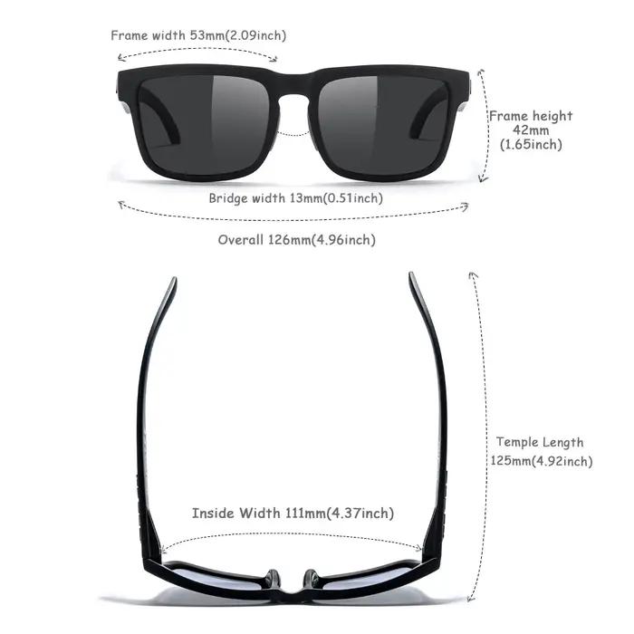 KDEAM – combinaison de petite taille pour jeunes, lunettes de soleil polarisées TR90, monture Flexib