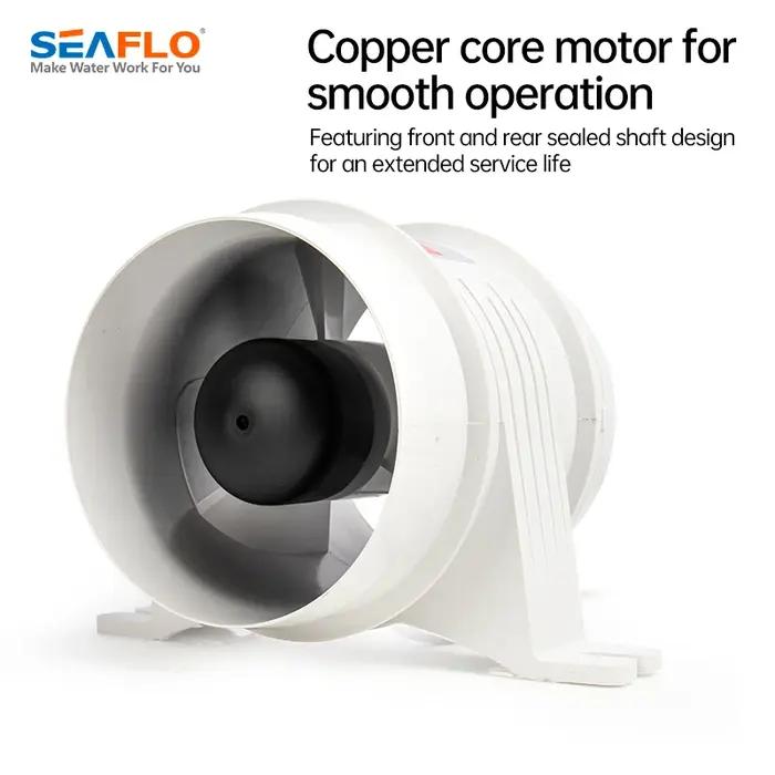 Ventilateur d'extraction de ventilateur de salle de moteur à flux droit 12V 24V DC ventilateur de ya