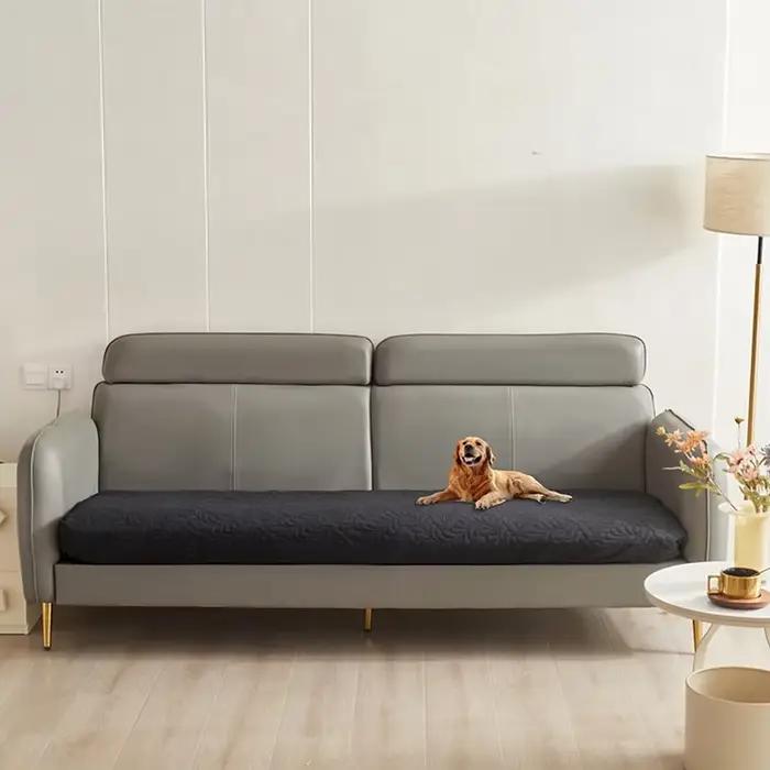 Housse de lit impermeable anti-salissures pour chiens chats protection canape lit antidrapante usage quotidien special occasions famille animaux de compagnie