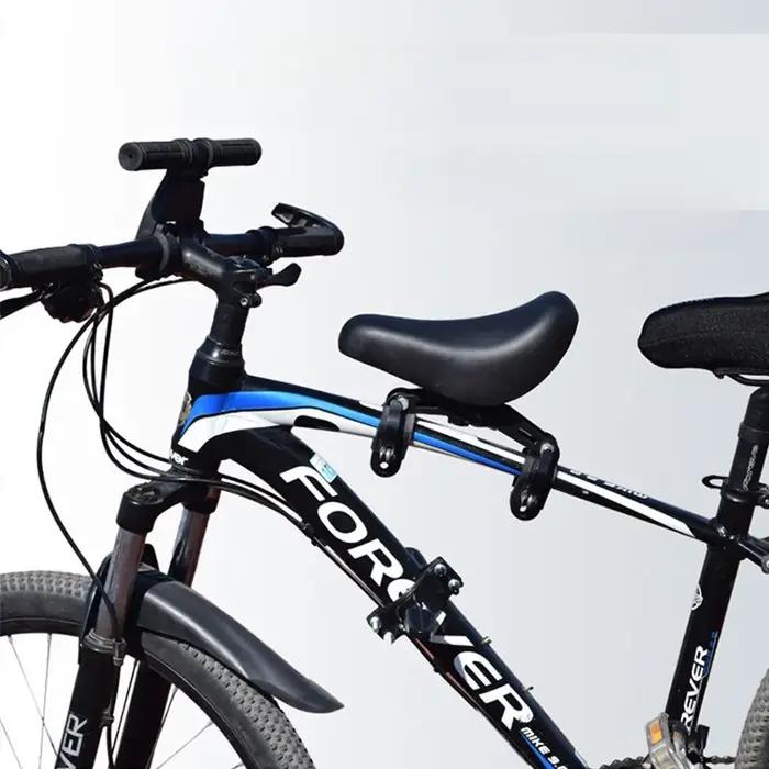 Siège bébé avant pour VTT, siège de vélo pour enfant, coussin d'assise avec absorption des chocs, siège de vélo sport