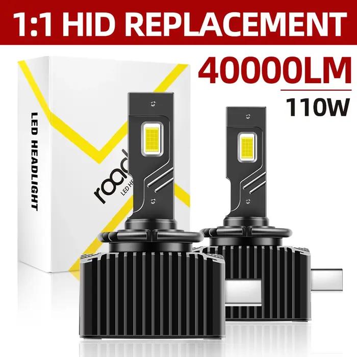 Radsun D1S phare LED 110W D2S D4S D5S D3S LED Canbus ampoule automatique 1:1 xénon voiture lumière D