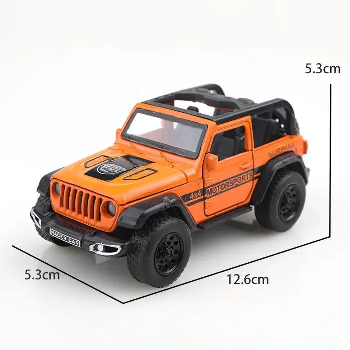 (Bagged) Véhicule tout-terrain Wrangler convertible 1/36, métal moulé sous pression, jouet pour garç