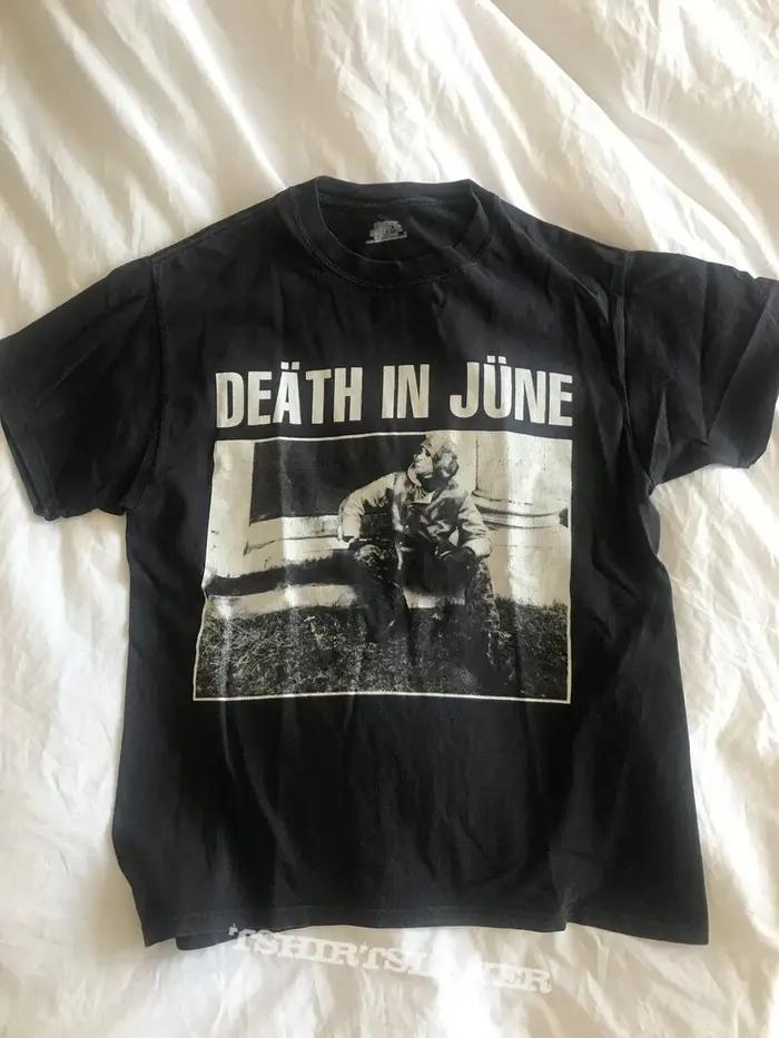 American 90s Remake Death June Band Style rétro T-Shirt noir été nouvelle mode rétro hommes et femme