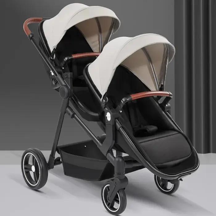 Poussette pliable multifonction livraison Europe - Transformable en vélo léger pour bébé