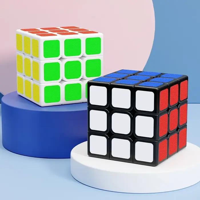 GENGSO-Cube magique conviviale ré Bergame, autocollant, jouets de puzzle pour enfants, habité pour l