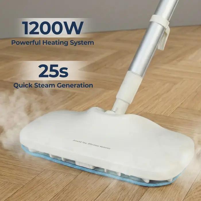 Nettoyeur Vapeur C Sanitize 1200W Portable/Sur Pied avec Vaporisation 135°C pour Sol, Fenêtre et Cuisine Hygiène Inégalée Occasions Spéciales
