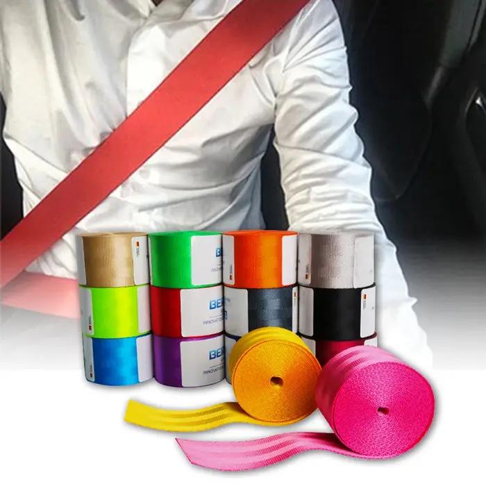 Ceinture de sécurité de voiture large 4.8cm siège de course modifié harnais sangle 3.6m pour enfants sécurité familiale confortable