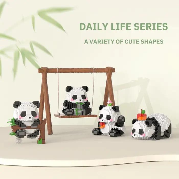 Mini Animal de Style Chinois à Assembler Soi-Même, Briques de Construction, Modèle Créatif, pour Gar