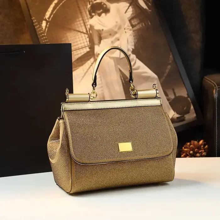Concepteur de luxe flambant neuf de haute qualité diamant chaud mode sac à main femmes épaule sac à