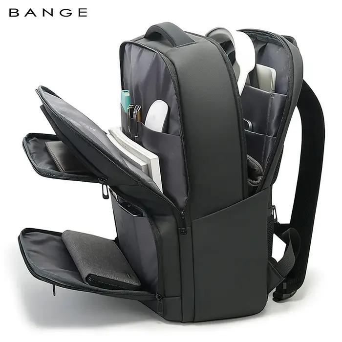 BANGE nouveau sac à dos quotidien de grande capacité pour ordinateur portable d'affaires étanche lég