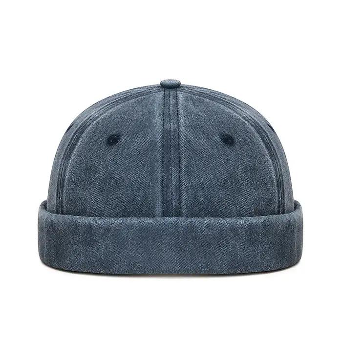 Casquette hip-hop délavée à capote souple de style rue – Chapeau de fermier unisexe et polyvalent