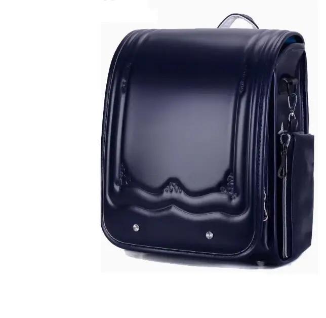 École Randoseru sac à dos pour filles sac d'école japonais pour garçons japon PU cuir école Bookbag