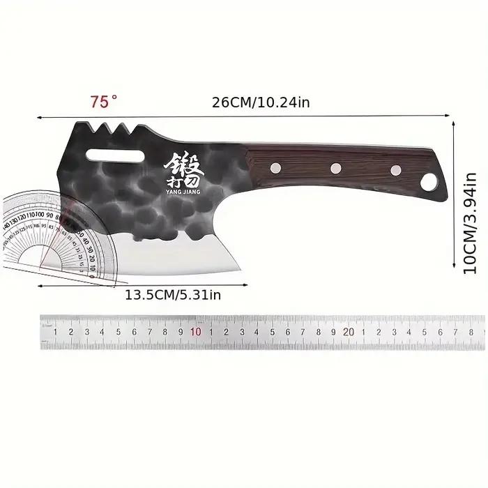 Couteau à découper épais, couteau spécial pour couper les os, couteau de boucher, adapté à la cuisin