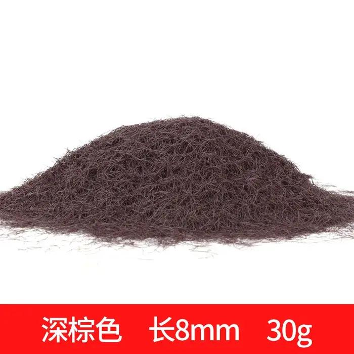 Poudre d'herbe statique 3-8mm, matériaux de flocage de pelouse, bricolage, Train ferroviaire, paysag