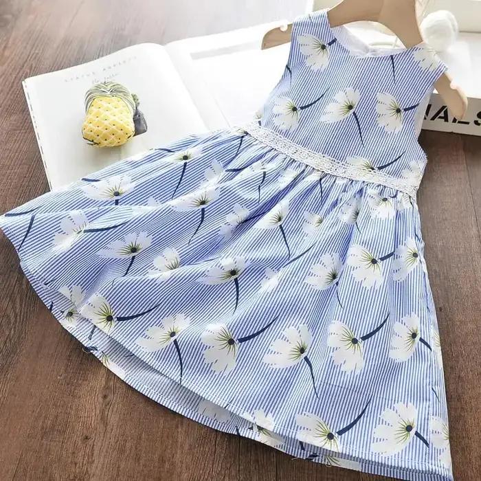 Bear Leader – robe à fleurs pour filles, tenue de princesse, vêtements décontractés, pour enfants de