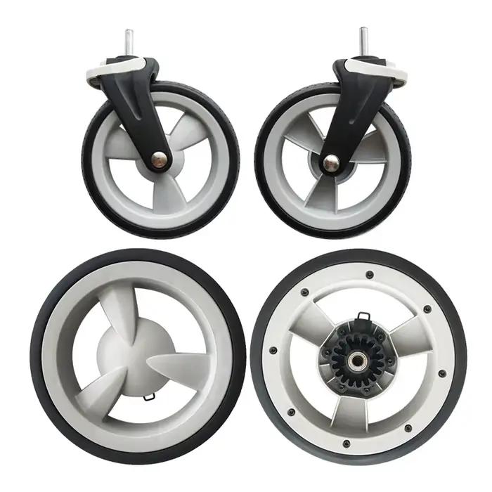 Roues de poussette pour Stokke Xplory V V3 V4 V5 V6 Dsland, roue avant ou arrière, accessoires de re