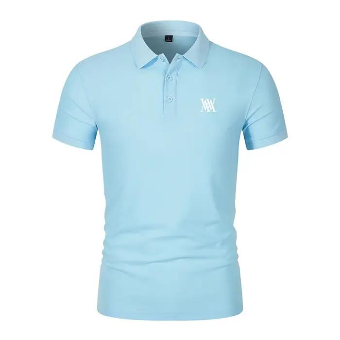 Polo homme à col rabattu anti-gonflement, mode décontractée et professionnelle, polo slim fit, nouve