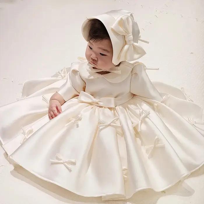 Robe de premier anniversaire pour bébé fille, automne hiver, haut de gamme, légère, Niche de luxe, r