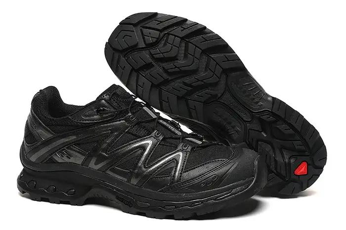 Chaussures de trail running imperméables Salomon XA QUEST Pro 3D pour homme, beige/blanc, randonnée