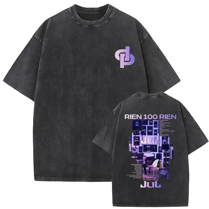 Love Jul 2025 Merch lavé Vintage T-shirt hommes femmes mode Rap Pop musique Streetwear homme Hip Hop