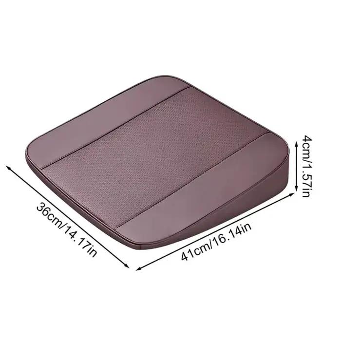 Coussin de siège rehausseur de voiture respirant antidérapant amovible tapis de hauteur ajustable portable support confortable pour femmes hommes enfants occasions spéciales déplacements quotidiens longs trajets