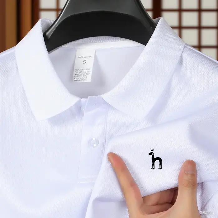 Polo à manches courtes pour homme de marque haut de gamme, t-shirt décontracté de golf tendance pour