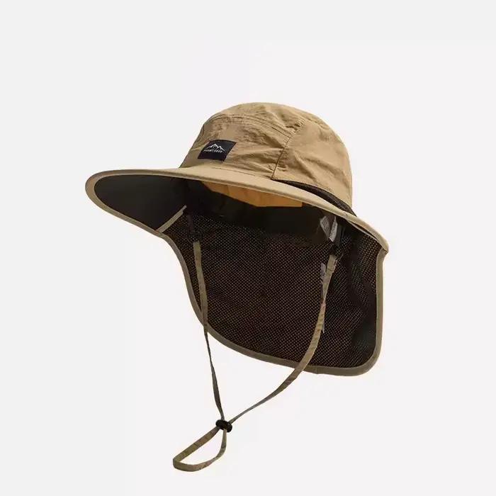 Chapeaux de protection solaire d'extérieur pour hommes et femmes, protection du cou contre les rayon
