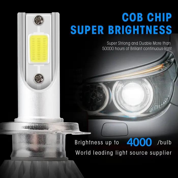 2x H7 LED H11 H4 Hi/Lo H1 H3 H8 HB1 HB3 HB4 HB5 HIR2 H13 H27 9005 9006 ampoules de phares de voiture