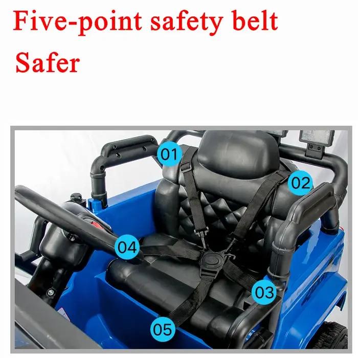Sécurité pour enfants ceinture de voiture électrique à cinq points jouets électriques bébés accessoire de sécurité siège de voiture occasions spéciales