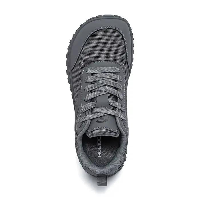 HOBIBEAR chaussures minimalistes à bout large hommes femmes baskets de course en cuir artificiel à l