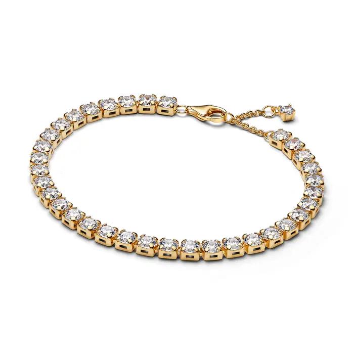 Bracelet en argent sterling 925% de luxe, maille tubulaire ronde en forme de cœur, serti de zircons,
