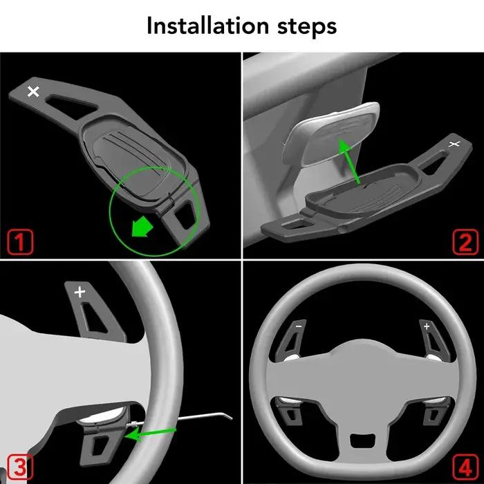 Palettes de changement de vitesse au volant de voiture, Extension DSG, accessoires de style pour Cup