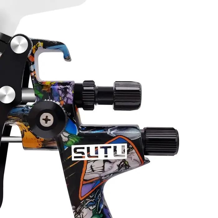 Sutu 5800 pistolet de pulvérisation pneumatique 1.3mm buse de pulvérisation en acier inoxydable Pot