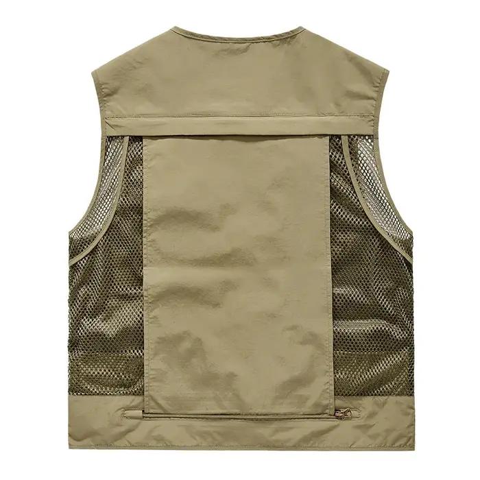 FGKKS – gilet multi-poches pour hommes, nouveau gilet de pêche respirant pour l'extérieur, design de