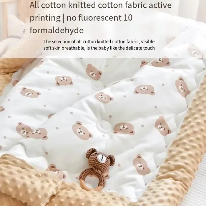 Couette brodée universelle en coton pour bébé, housse confortable pour climatiseur, quatre saisons,