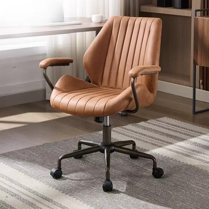 Chaise de bureau ergonomique vintage confortable pour longues journées de travail bureau et maison occasions spéciales