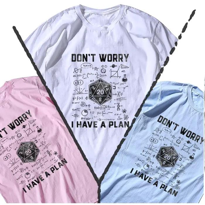 Nouveauté Dungeon Dragon t-shirts graphique Streetwear à manches courtes j'ai un Plan D20 dés jeu de