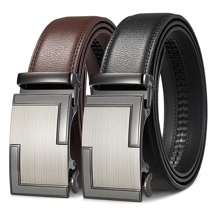 OYIFAN créateur de mode hommes ceinture en cuir véritable ceinture hommes de haute qualité luxe affa