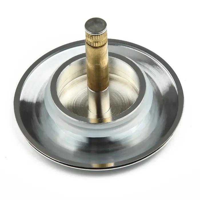 HOSink-Bouchon de Vidange Réglable pour Lavabo, Accessoire de 70mm, à Cliquer, avec Bouton Poussoir