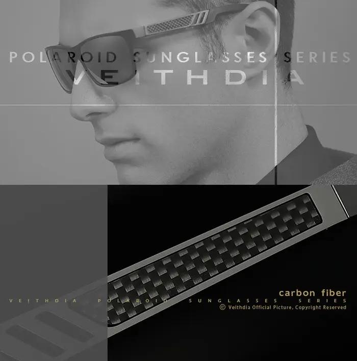 VEITHDIA – lunettes de soleil polarisées en aluminium pour hommes et femmes, accessoires pour la con