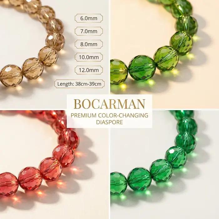 Zultanite couleur changeante perles en vrac bijoux à bricoler soi-même faisant des fournitures accessoires différentes s